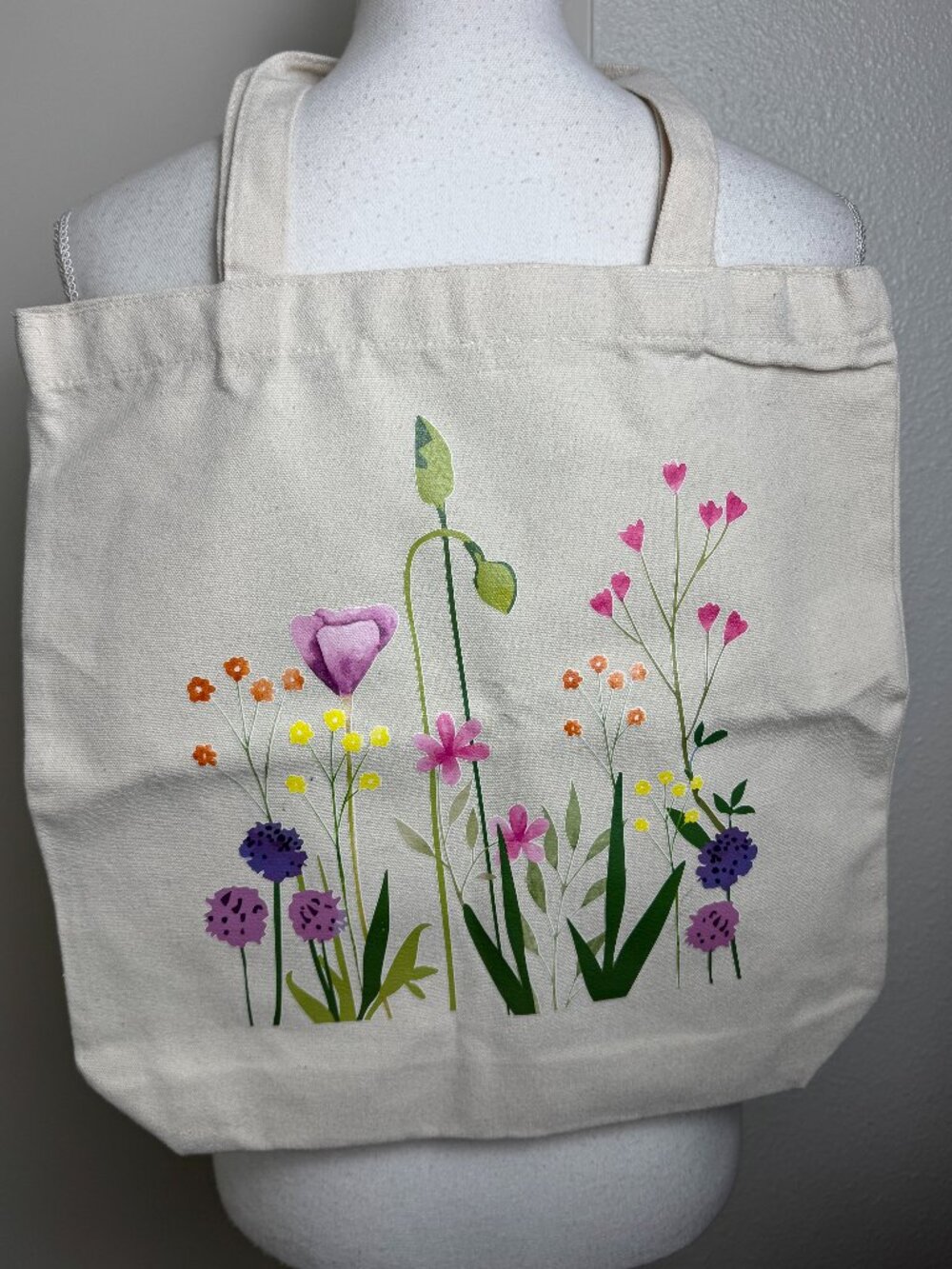 NEW Tote Bag Canvas Botanical Art
